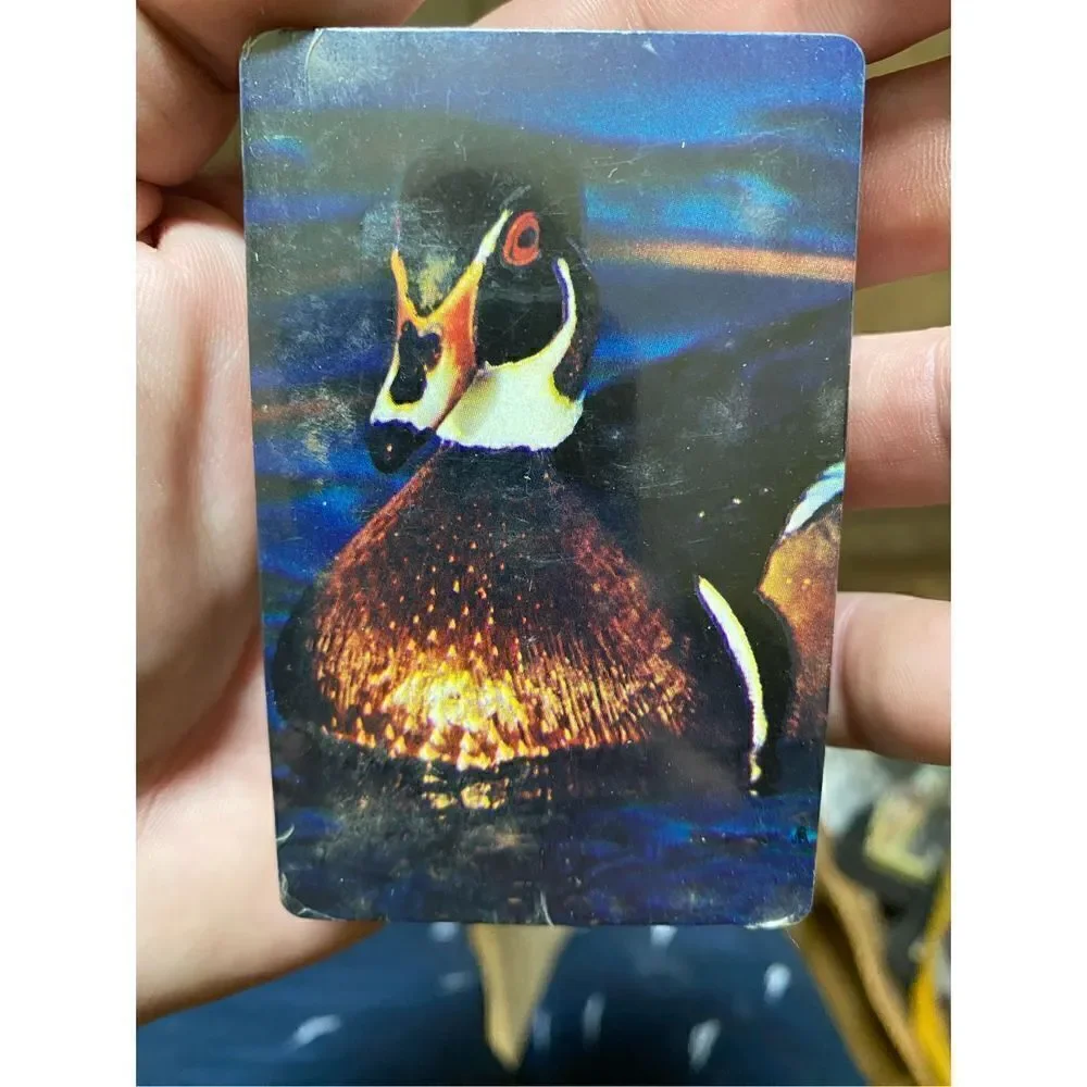 Vintage Trump wood duck sealed playing cards